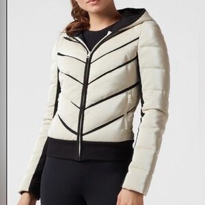 Blanc Noir Womens Freestyle Down Puffer Jacket Size Large